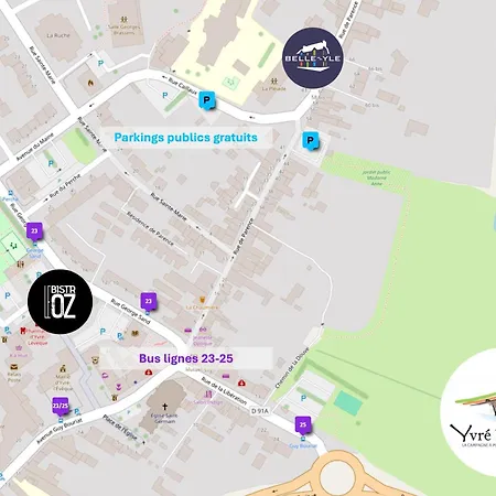 Les Lotus De Belle-yle 住宿加早餐酒店 Yvré-lʼÉvêque